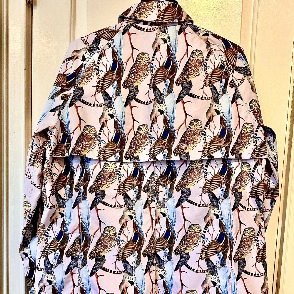 Hunter Multicolor Bird Print Utility Jacket - Picture 5 of 14